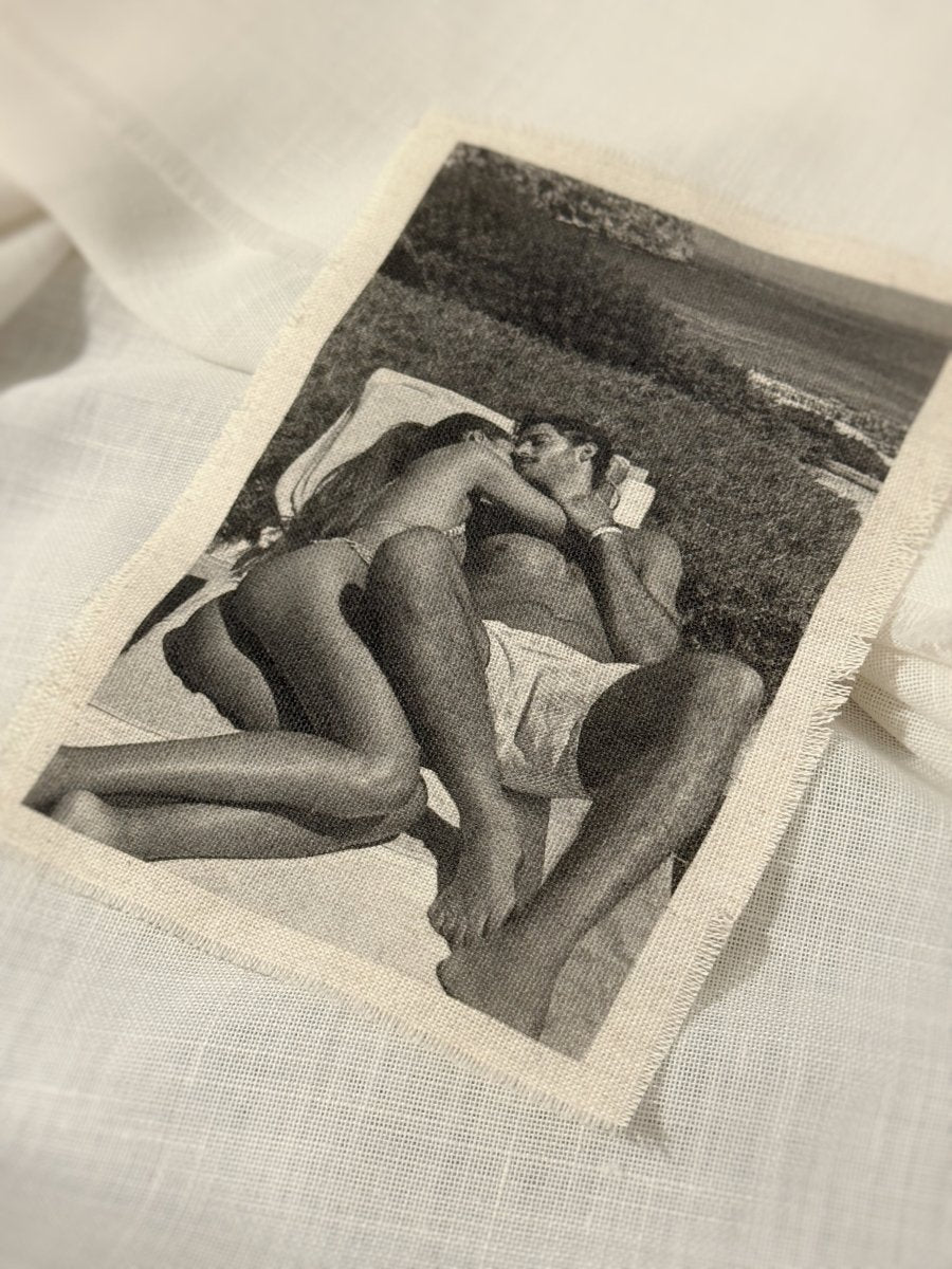 Revelado en tela - Blanco y negro 3D