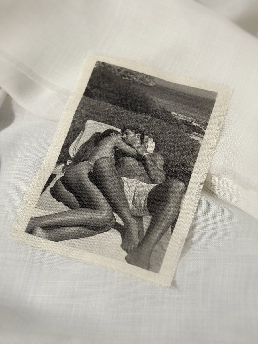 Revelado en tela - Blanco y negro 3D