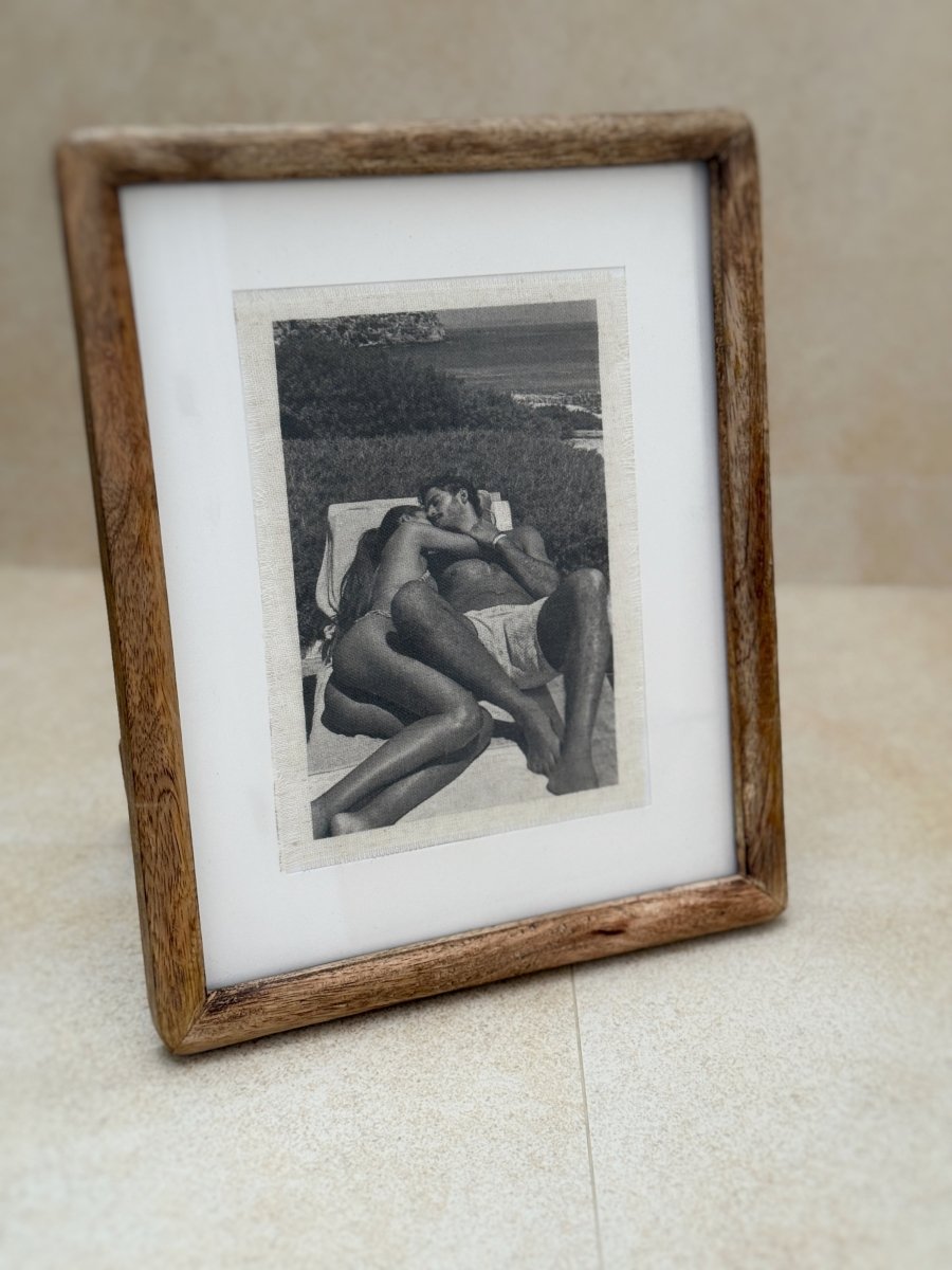 Revelado en tela - Blanco y negro 3D